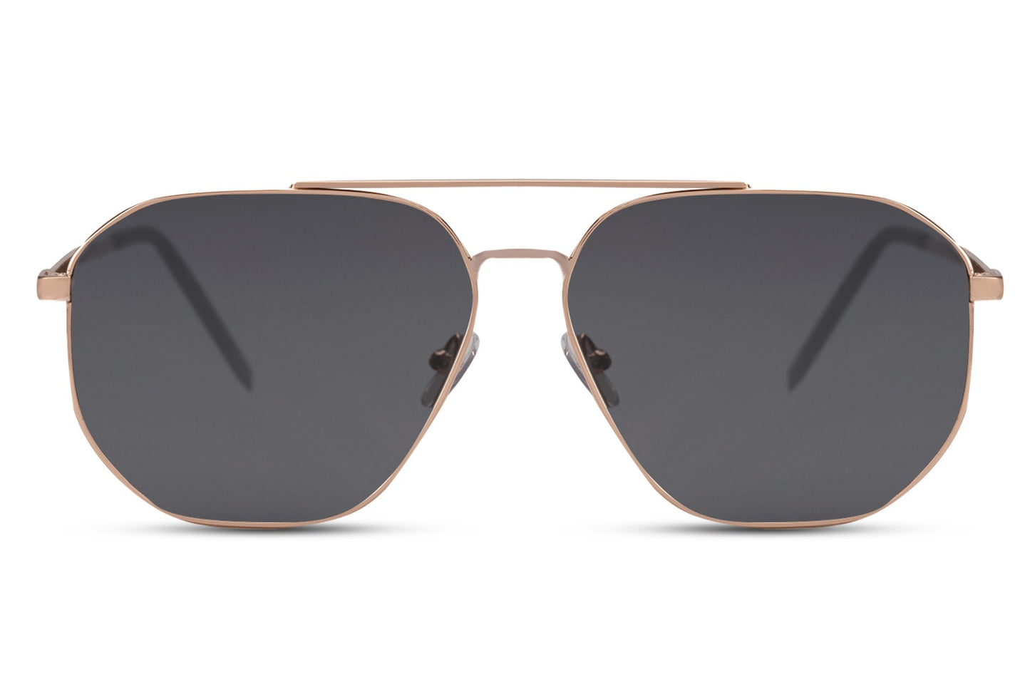 Metallic frame aviator sunglasses by Sunglass Station with dark lenses, designed for driving, outdoor use, and everyday wear with strong UV400 protection