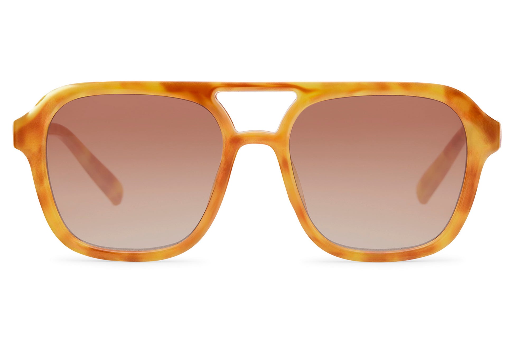 Orange frame aviator sunglasses with tinted lenses, designed for bold and trendy fashion looks