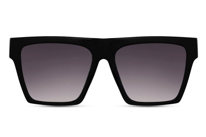Oversized black sunglasses with clean frame design, stylish women sunglasses for city outfits, casual wear and everyday fashion