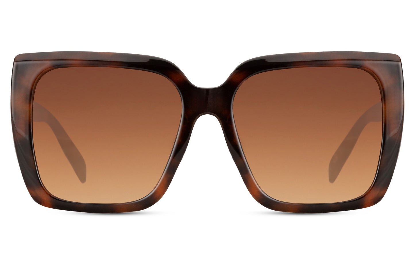 Eco oversized sunglasses with brown tinted lenses and lightweight frame, stylish everyday sunglasses for women ideal for travel and city wear