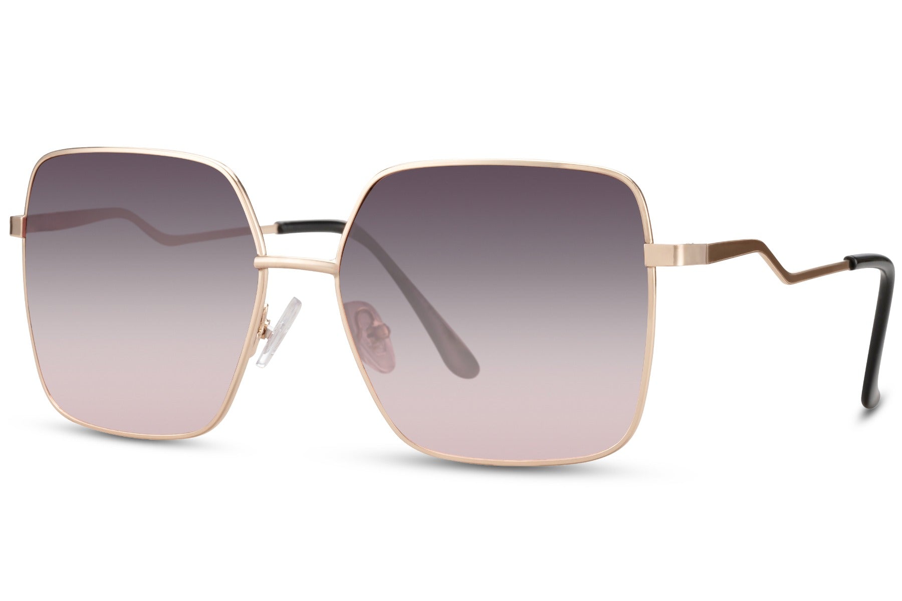 Classic oversized metal frame sunglasses with brown lenses, timeless fashion sunglasses for women ideal for everyday wear, driving and summer styling
