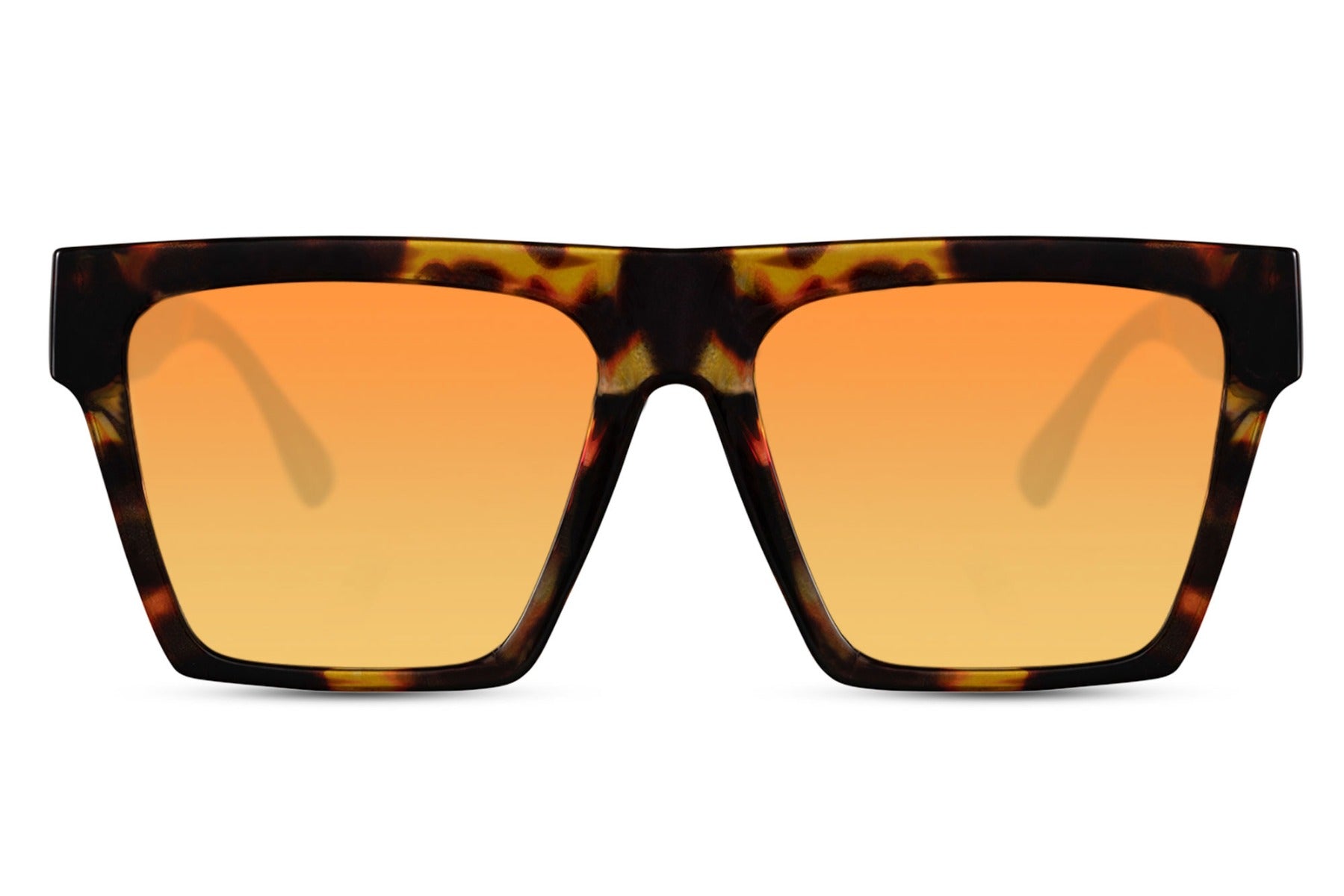 Oversized sunglasses with orange lenses and bold frame, fashionable women sunglasses for summer style, travel outfits and sunny days