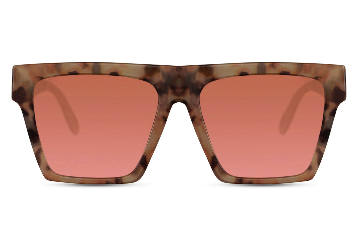 Oversized sunglasses with pink lenses and square frame, trendy women sunglasses for summer outfits, holidays and stylish everyday wear