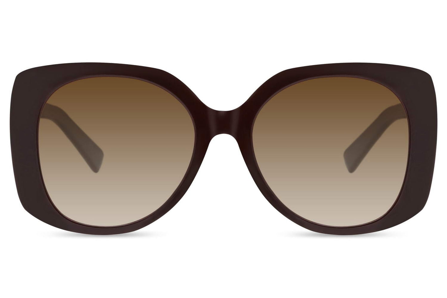 Brown oversized polarized sunglasses with classic frame and UV protection lenses, elegant women’s sunglasses for everyday wear, driving and sunny outdoor conditions