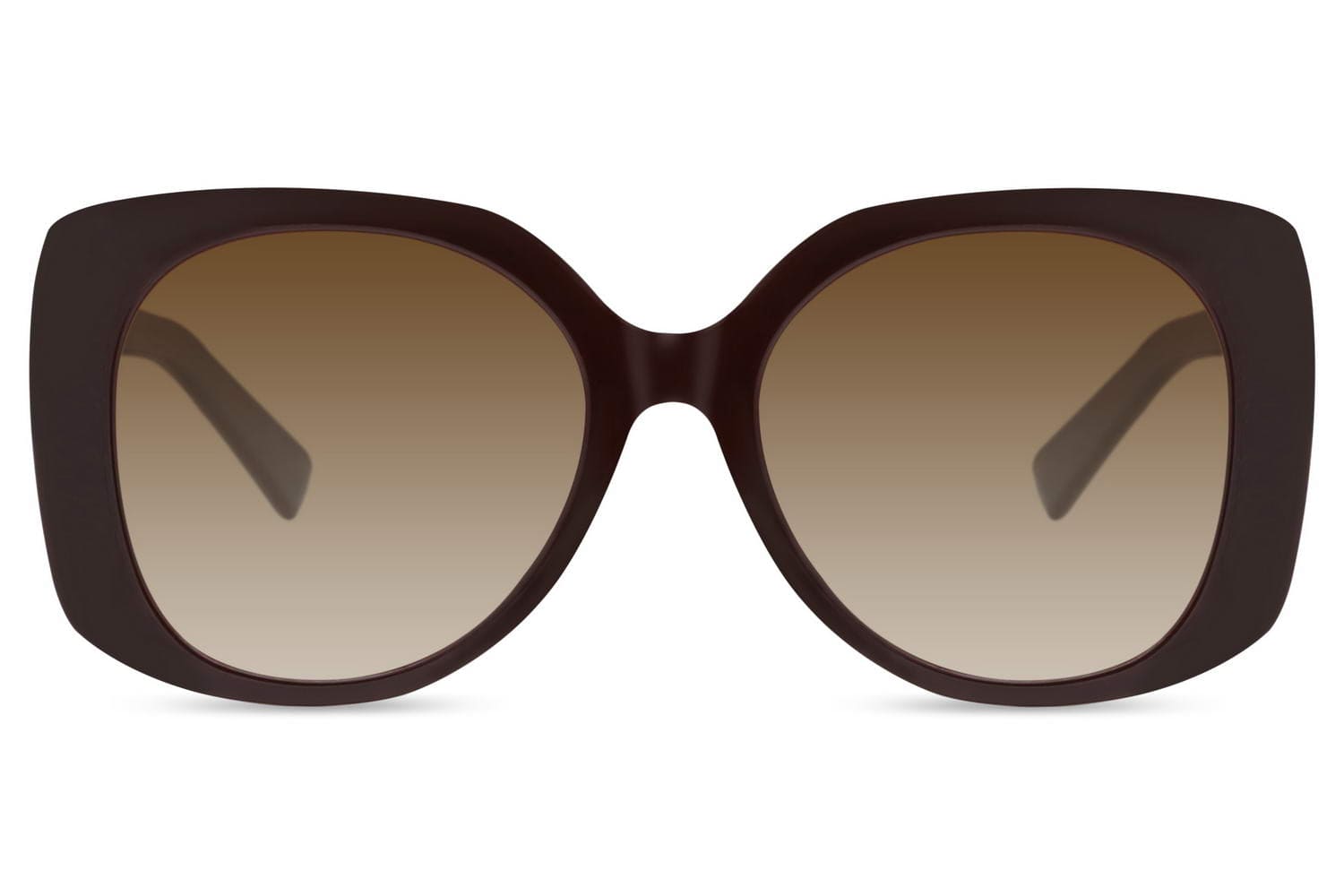 Brown oversized polarized sunglasses with classic frame and UV protection lenses, elegant women’s sunglasses for everyday wear, driving and sunny outdoor conditions