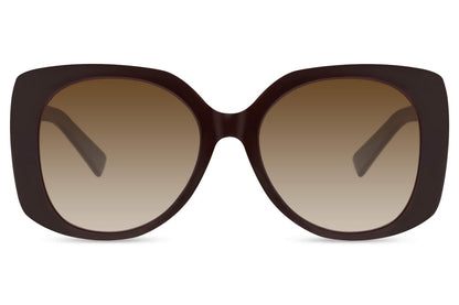 Brown oversized polarized sunglasses with classic frame and UV protection lenses, elegant women’s sunglasses for everyday wear, driving and sunny outdoor conditions