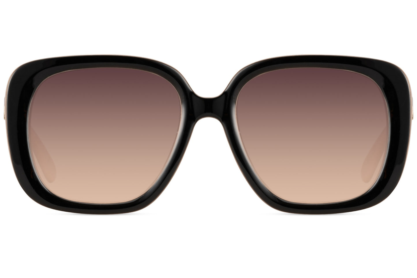 Oversized square sunglasses with neutral tone frame and soft tinted lenses, minimalist Italian fashion sunglasses for women ideal for casual and travel looks