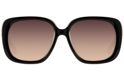 Oversized square sunglasses with neutral tone frame and soft tinted lenses, minimalist Italian fashion sunglasses for women ideal for casual and travel looks
