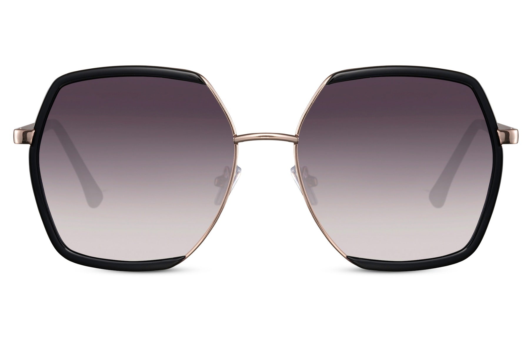 Oversized sunglasses with grey lenses and minimal frame, modern women sunglasses for everyday fashion, city outfits and travel