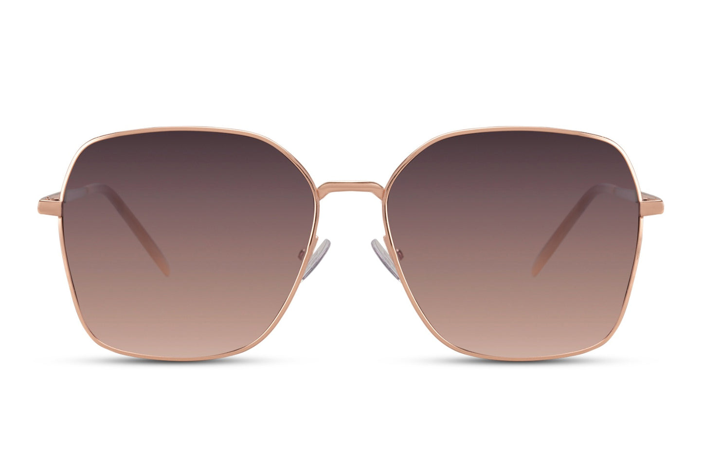Brown oversized sunglasses with gold frame Paris style, elegant women sunglasses for holiday outfits, café looks and chic European summer fashion