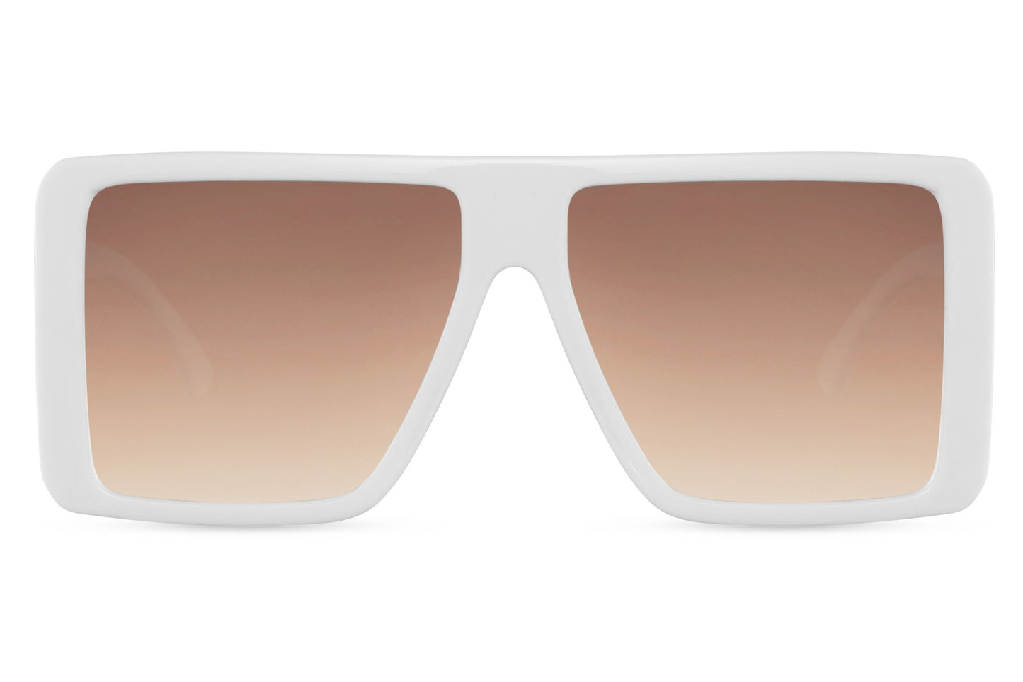 Paris style oversized square sunglasses with brown gradient lenses, combining elegance with everyday UV protection