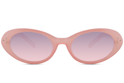 Pink cat eye sunglasses for kids with a cute stylish frame and tinted lenses