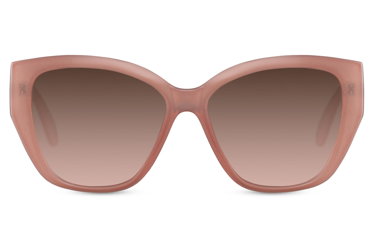 Pink cat eye sunglasses with oversized frame for a bold and feminine fashion statement