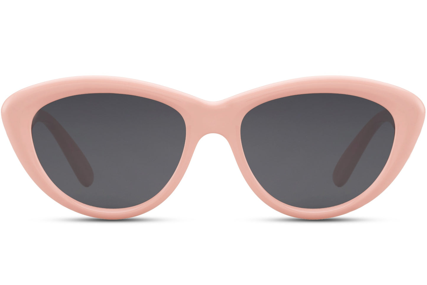Pink cat eye sunglasses with retro inspired frame and tinted lenses for everyday fashion