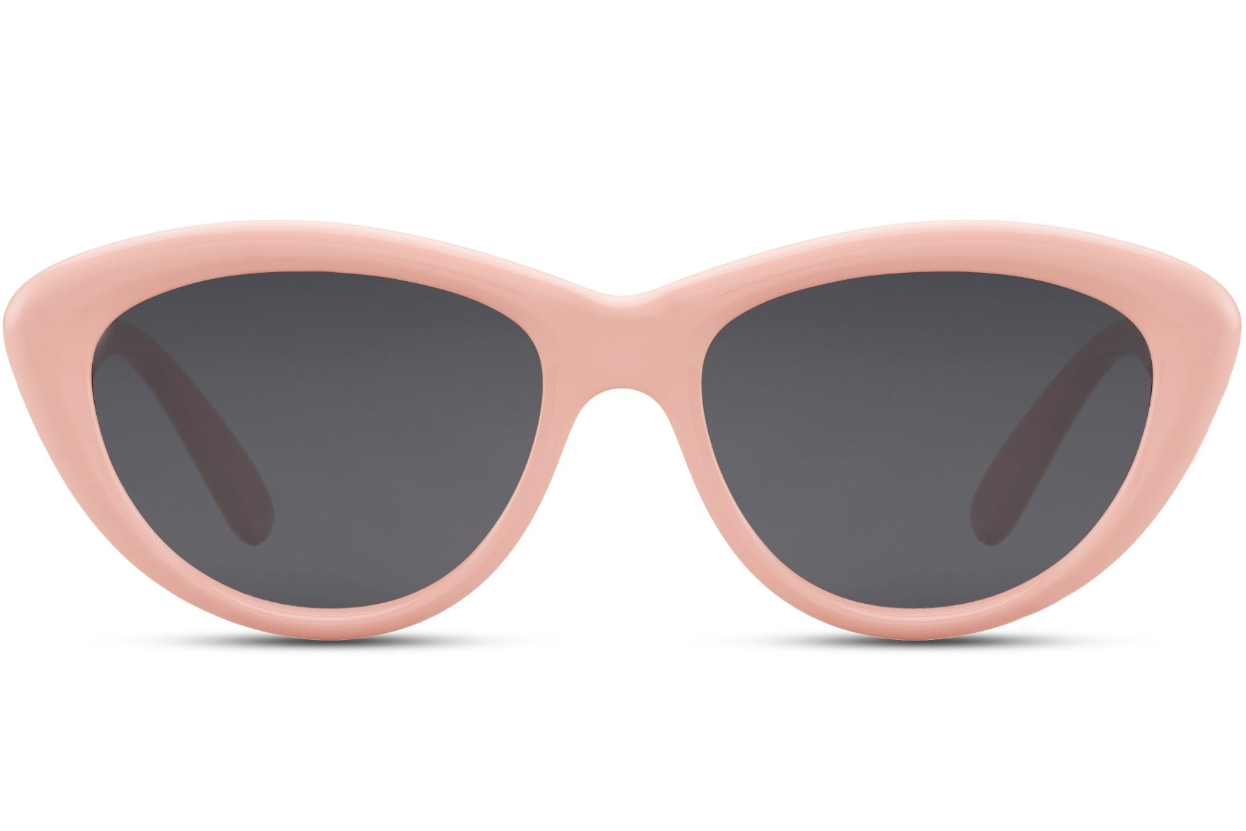 Pink cat eye sunglasses with retro inspired frame and tinted lenses for everyday fashion