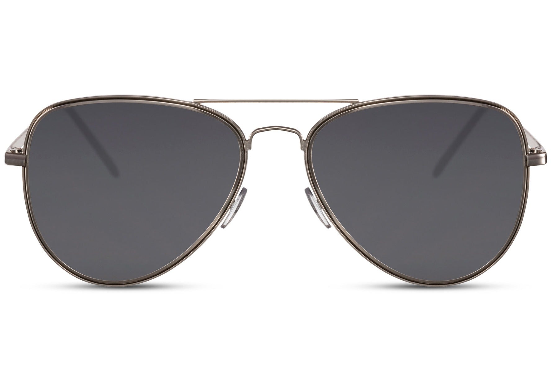 Grey lens polarized aviator sunglasses ideal for city outfits and daily wear, offering glare reduction and comfortable vision outdoors