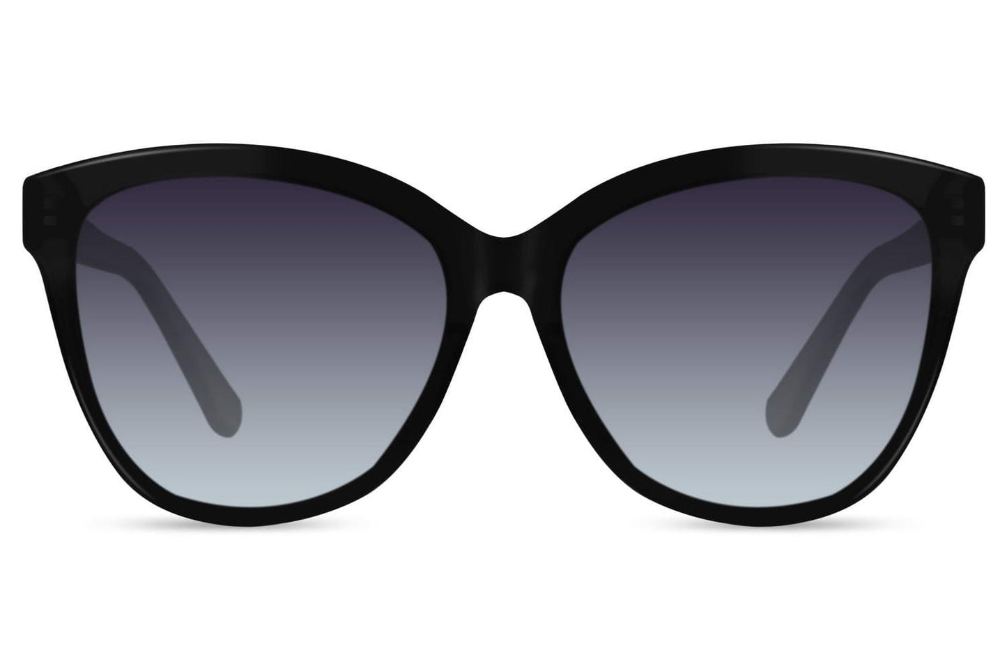 Polarized oversized sunglasses with gradient lenses and structured frame, ideal for driving, outdoor wear and reducing glare