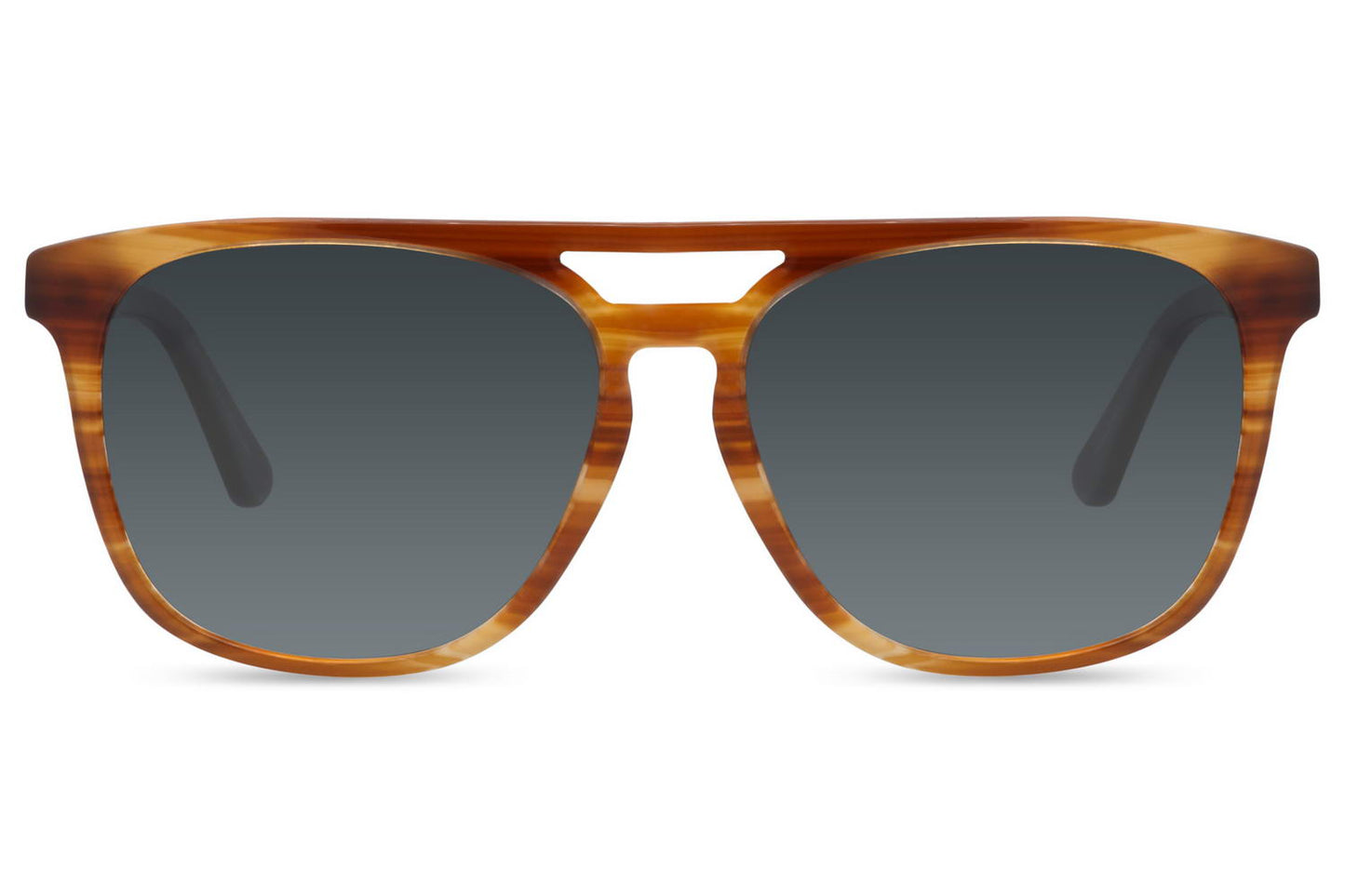 Polarized retro aviator sunglasses with tortoiseshell frame and dark lenses, offering glare reduction and a timeless vintage look