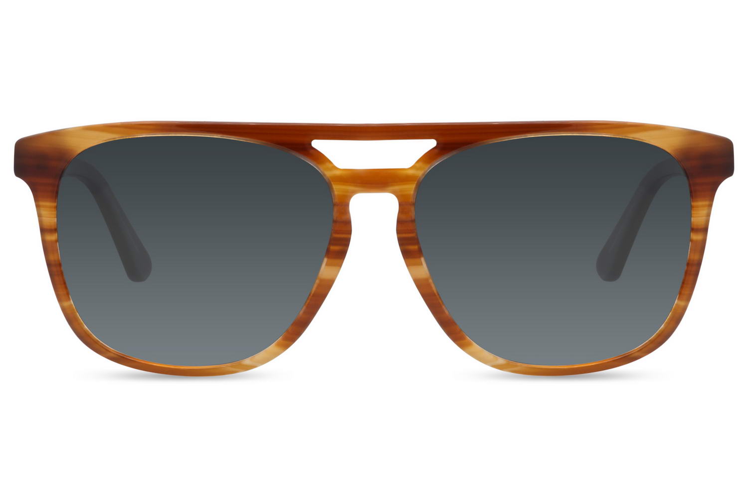Polarized retro aviator sunglasses with tortoiseshell frame and dark lenses, offering glare reduction and a timeless vintage look