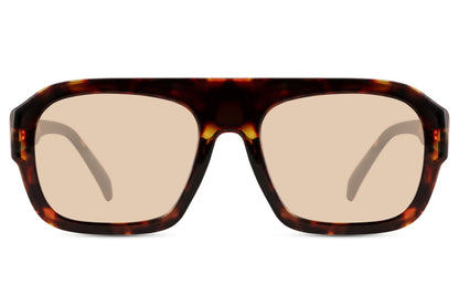 Rectangle aviator sunglasses designed for everyday versatility, combining comfort with retro-modern styling