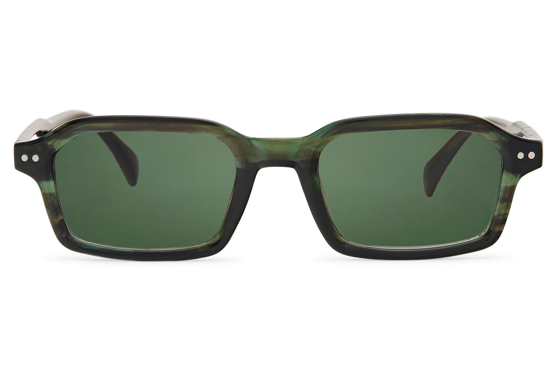 Tortoiseshell rectangle sunglasses for men by Sunglass Station with durable lenses and a classic modern fashion look