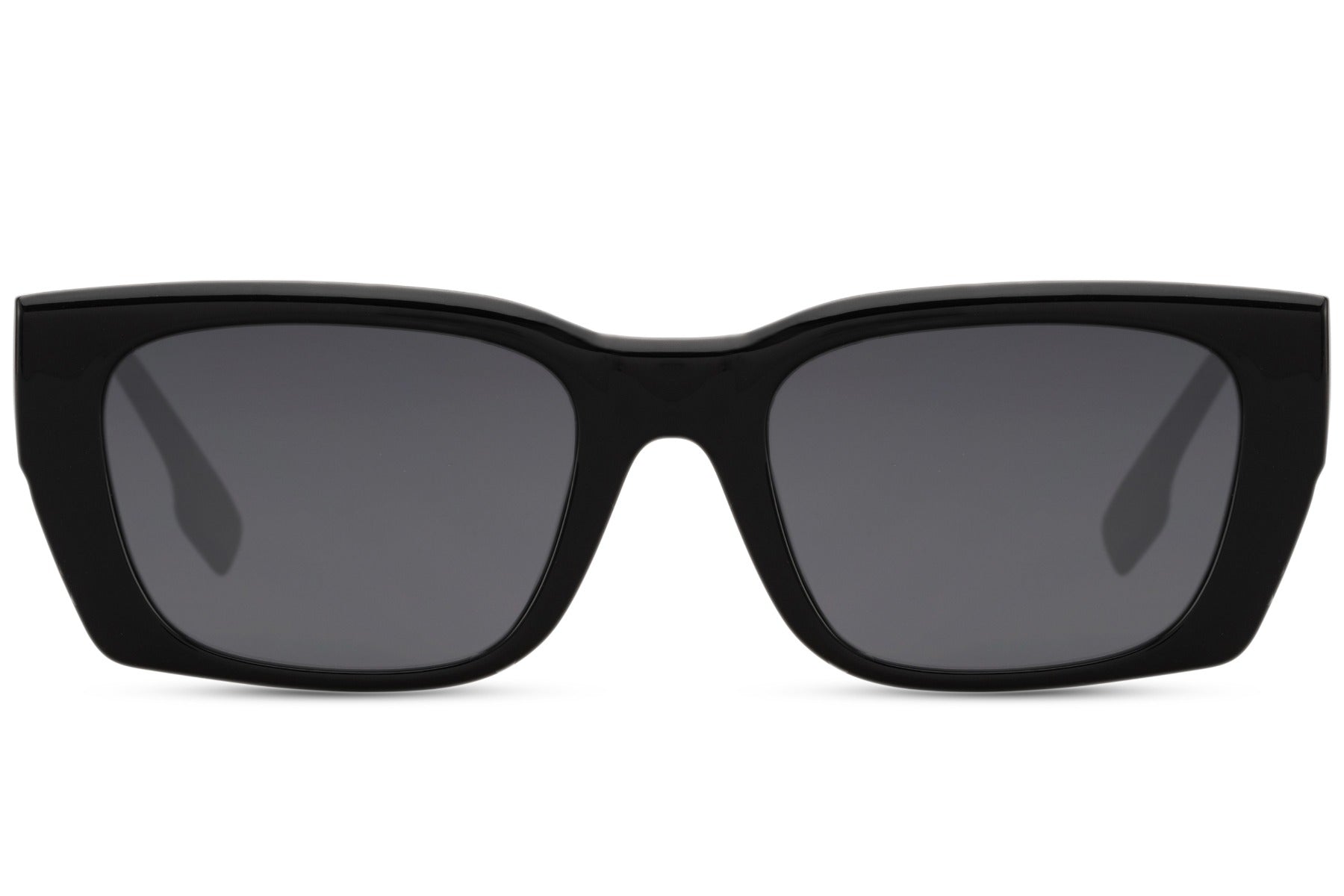 Classic rectangle sunglasses with black frame and dark lenses by Sunglass Station, unisex eyewear with a sleek and timeless design