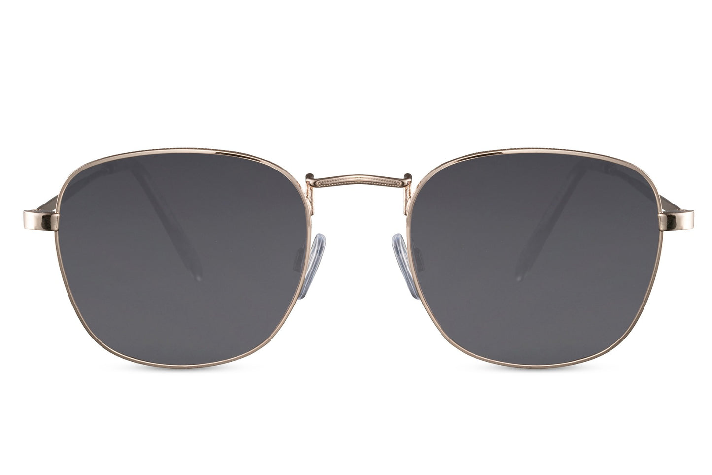 Retro metal square sunglasses with UV400 protection lenses for driving, holidays and daily outdoor use