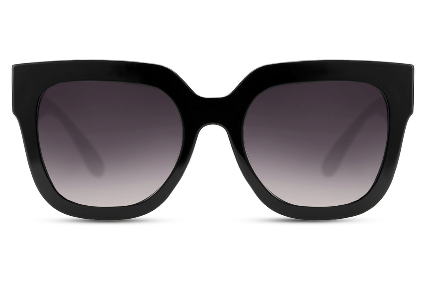 Oversized retro sunglasses with black frame and dark lenses, a timeless statement piece for unisex fashion and daily styling