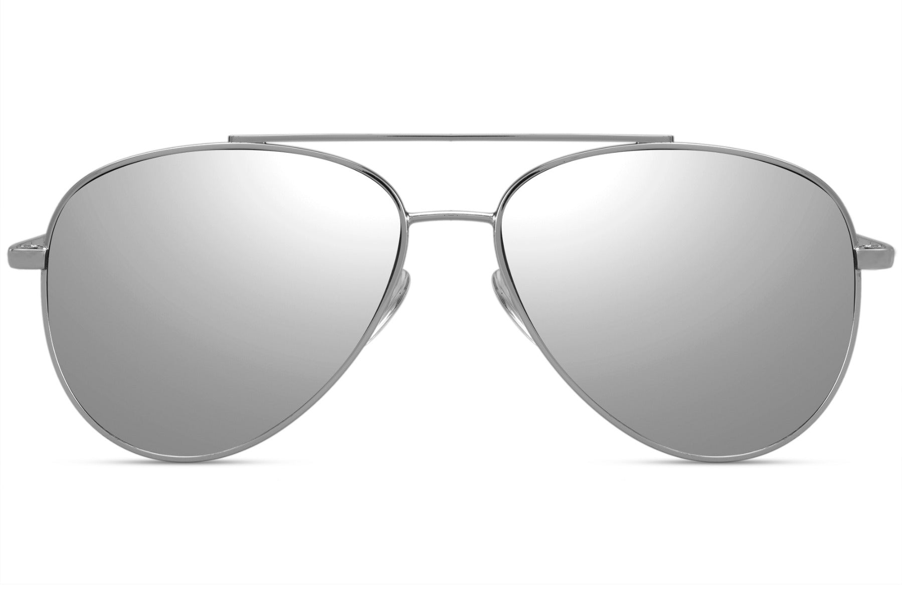 Silver mirror aviator sunglasses for summer travel across Europe, designed for bright conditions, beach holidays, and stylish outdoor wear