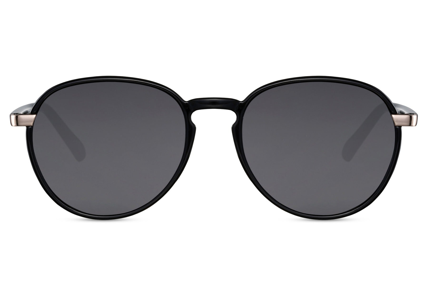 Statement aviator sunglasses with black frame and dark lenses, designed for bold everyday style and confident looks
