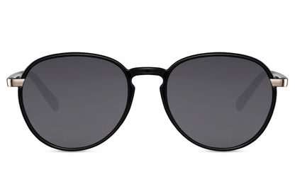 Statement aviator sunglasses with black frame and dark lenses, designed for bold everyday style and confident looks