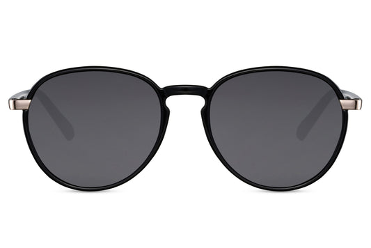 Statement aviator sunglasses with black frame and dark lenses, designed for bold everyday style and confident looks