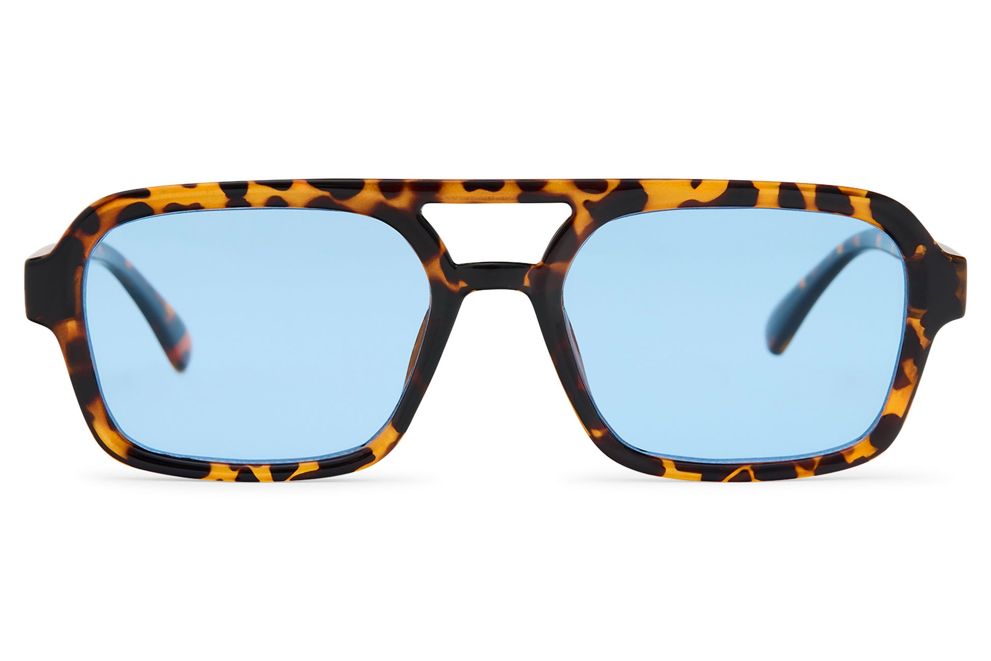 Tortoiseshell aviator sunglasses with retro styling and modern comfort for daily wear