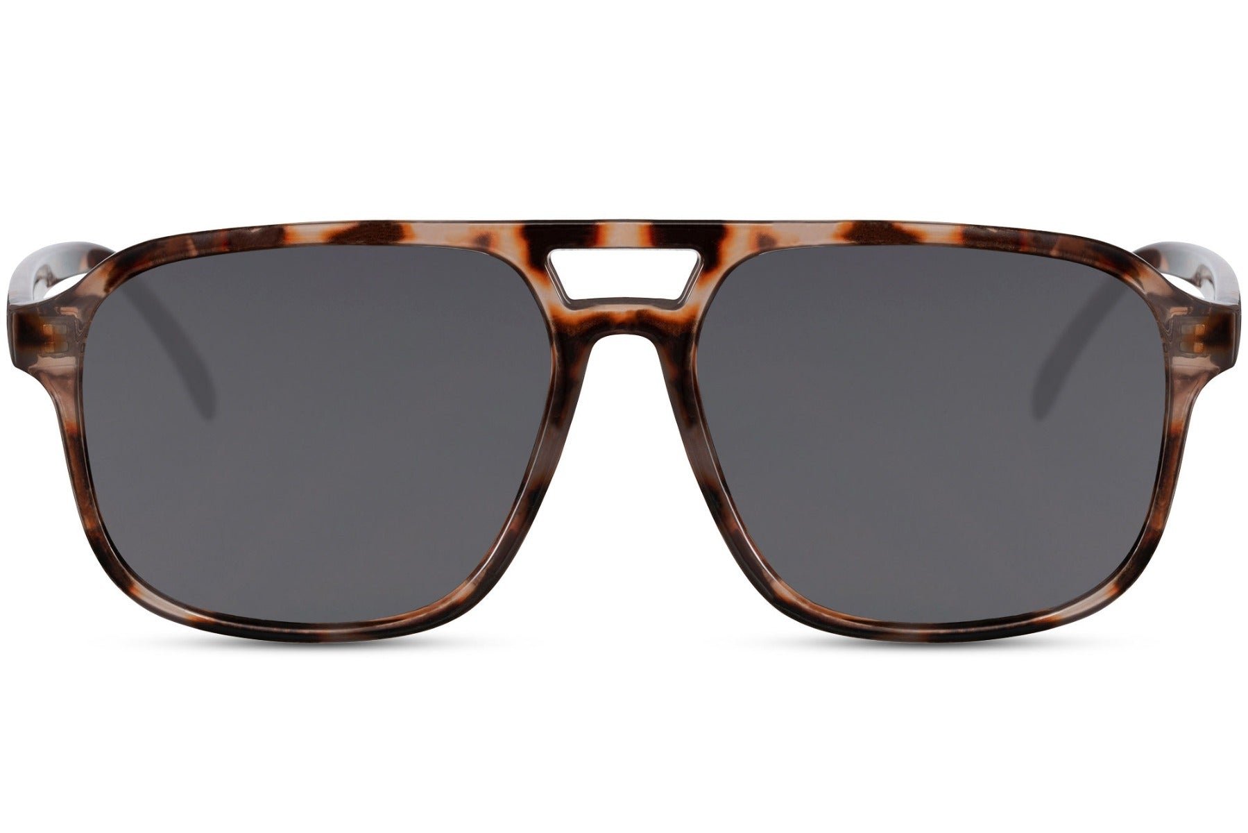 Tortoiseshell aviator sunglasses with a retro frame, designed for stylish outfits and standout fashion looks