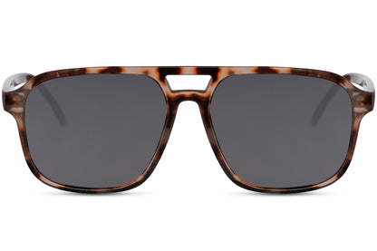 Tortoiseshell aviator sunglasses with a retro frame, designed for stylish outfits and standout fashion looks