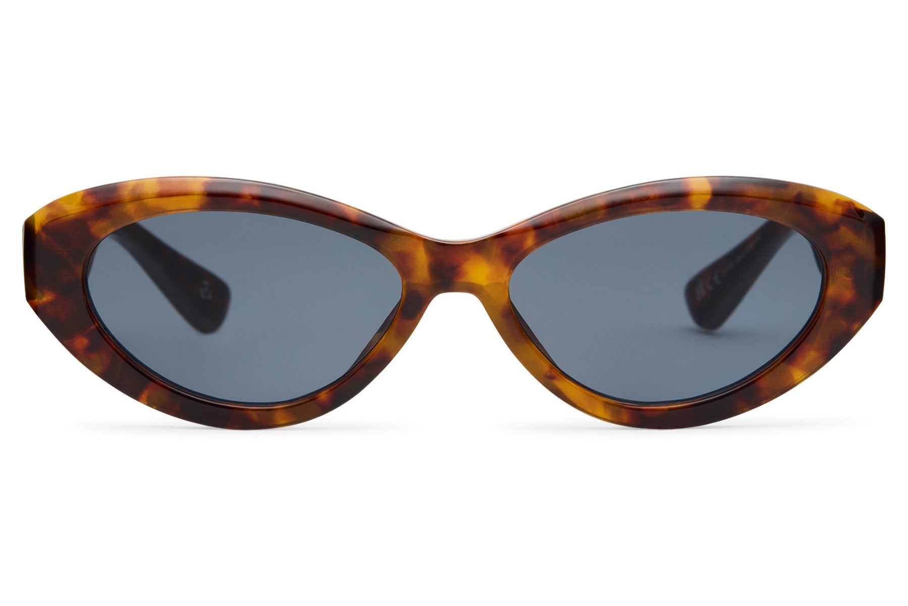 Tortoiseshell cat eye sunglasses with classic vintage frame and tinted lenses, combining timeless pattern with modern comfort