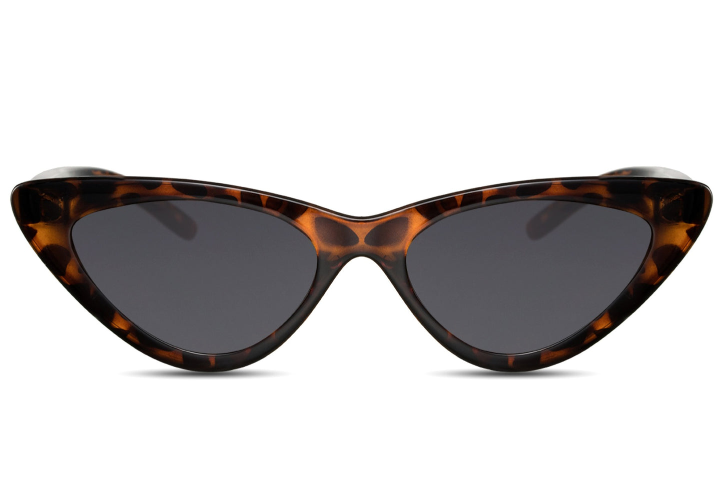 Tortoiseshell cat eye sunglasses for women with retro inspired frame and tinted lenses