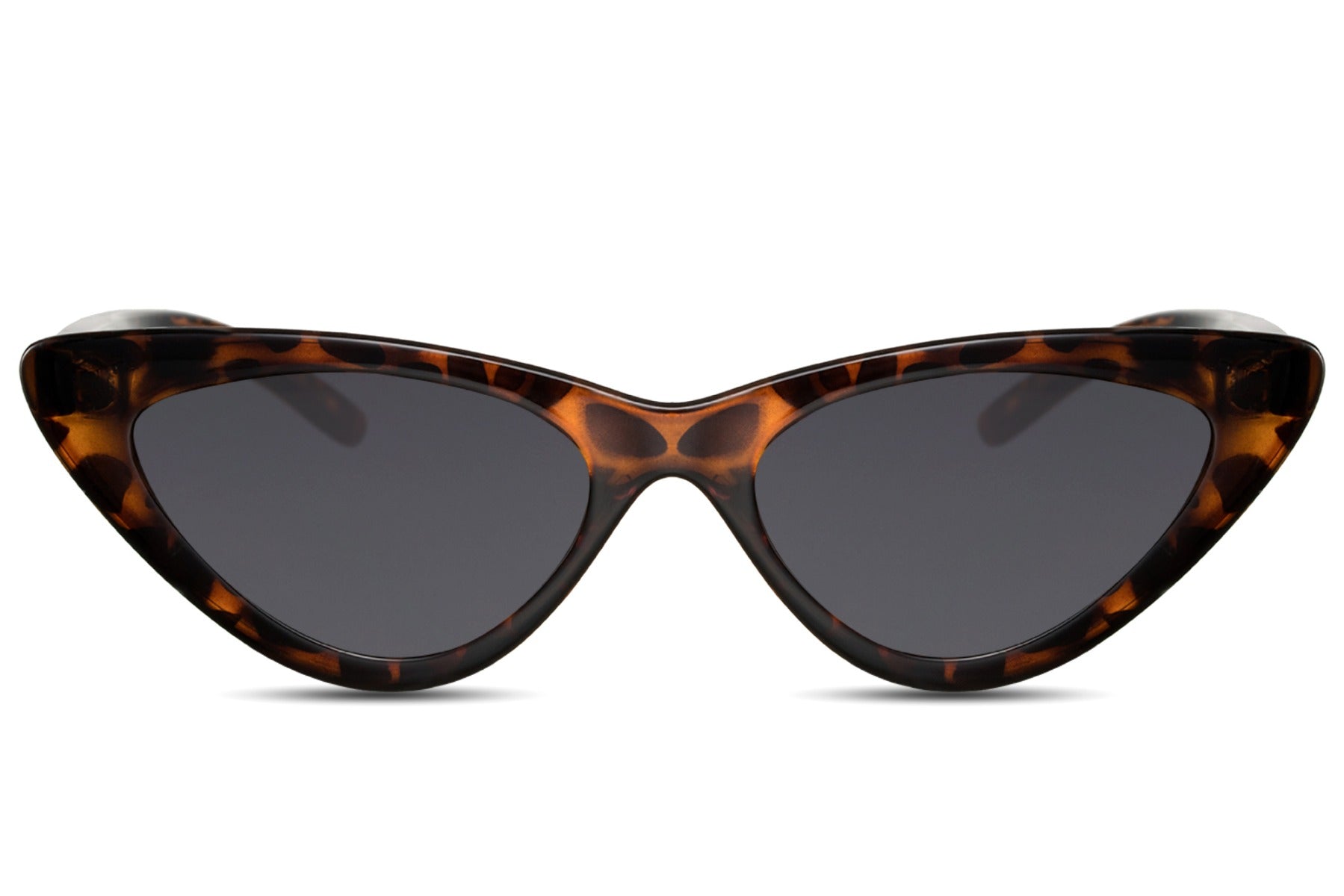 Tortoiseshell cat eye sunglasses for women with retro inspired frame and tinted lenses