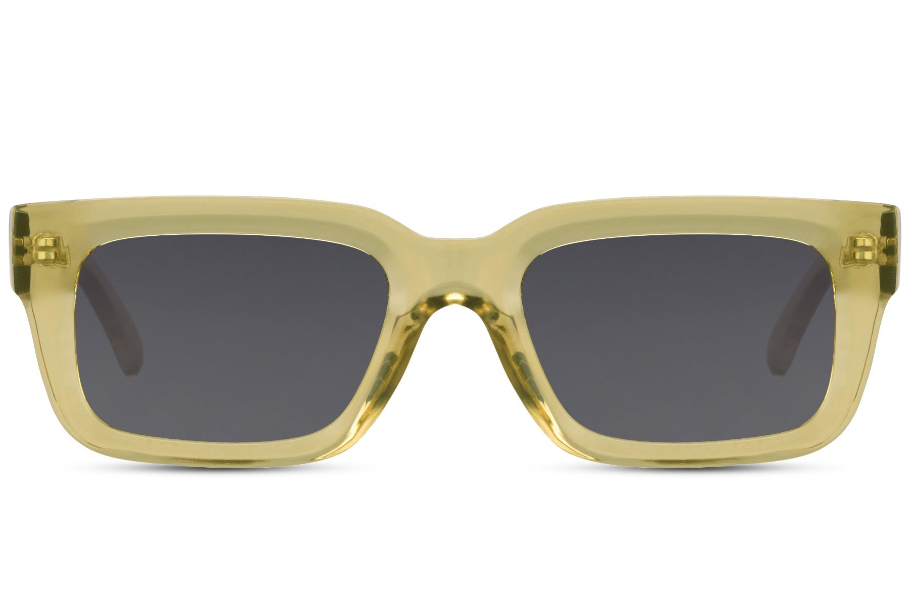 y2k style unisex rectangle shades at sunglass station 