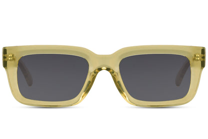 y2k style unisex rectangle shades at sunglass station 