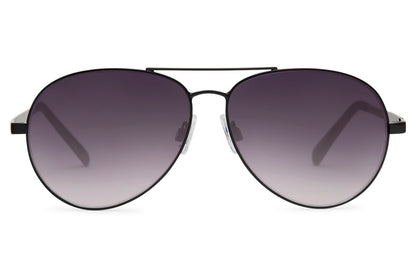 Vintage polarised aviator sunglasses with dark gradient lenses, designed to reduce glare while offering a classic timeless look