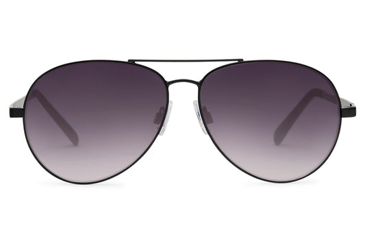 Vintage polarised aviator sunglasses with dark gradient lenses, designed to reduce glare while offering a classic timeless look