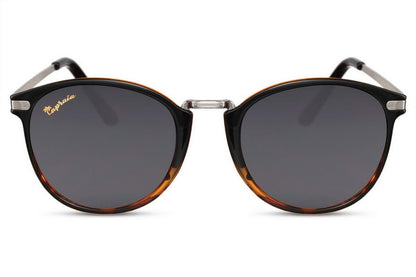 Make a statement with these Black Round Sunglasses, featuring a striking animal print frame and sleek black lenses. Designed to combine style and functionality, these sunglasses are perfect for everyday wear or special occasions.