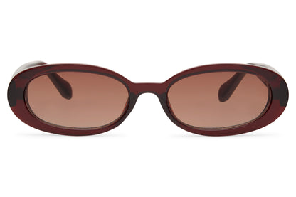 Tortoiseshell brown oval party sunglasses for women — retro 90s style festival eyewear | Sunglass Station London, free UK & Europe delivery