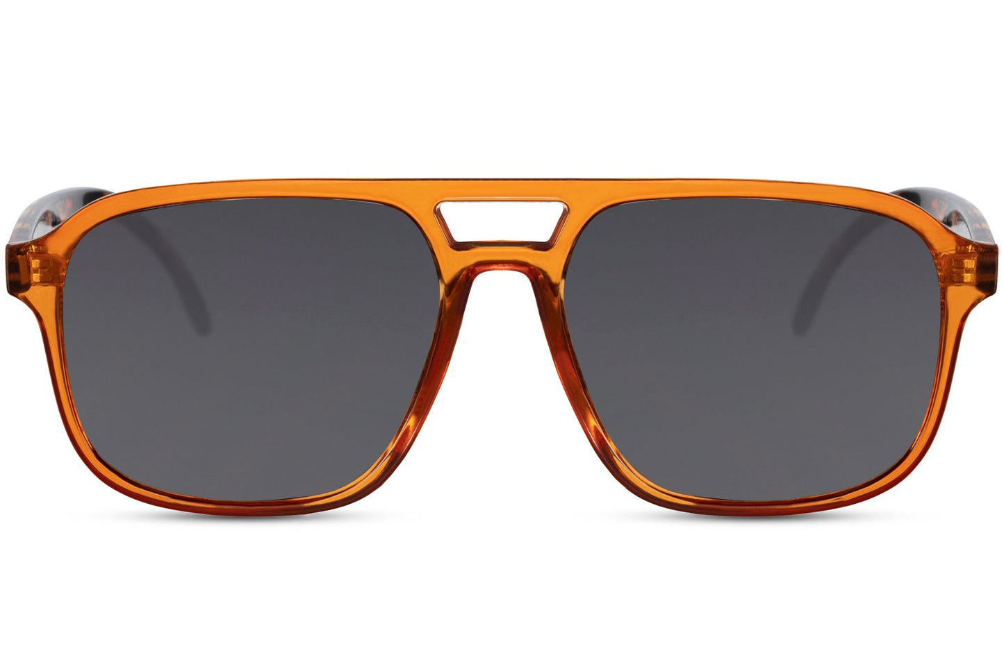 Orange frame aviator sunglasses with a retro design, ideal for bold styling and statement fashion
