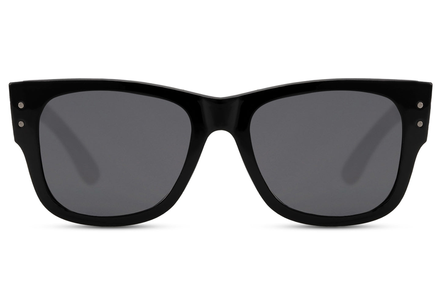 unisex style black frame shades perfect for casual date look 