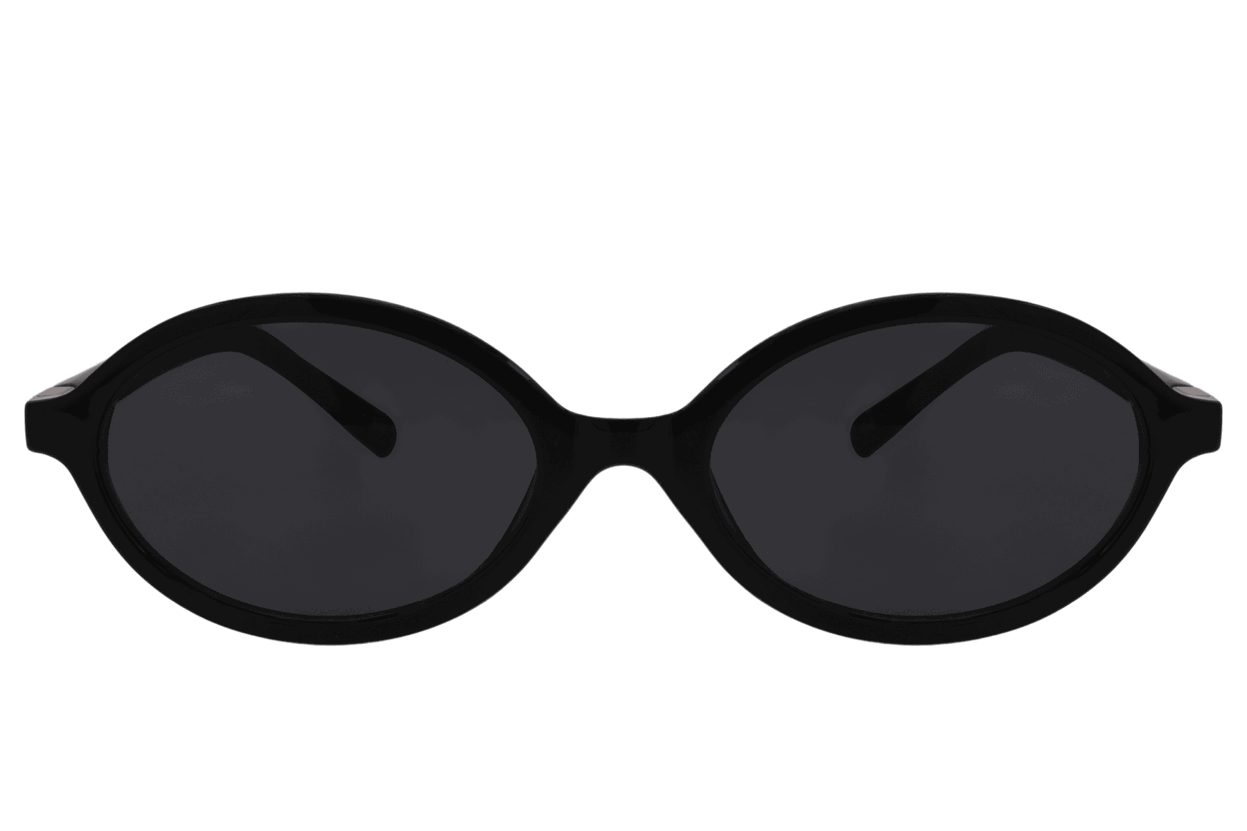 Unisex eco oval sunglasses with black 100% recycled frame and dark smoke polycarbonate lens – bold street style retro shades for city wear and going out, Sunglass Station free UK and Europe shipping
