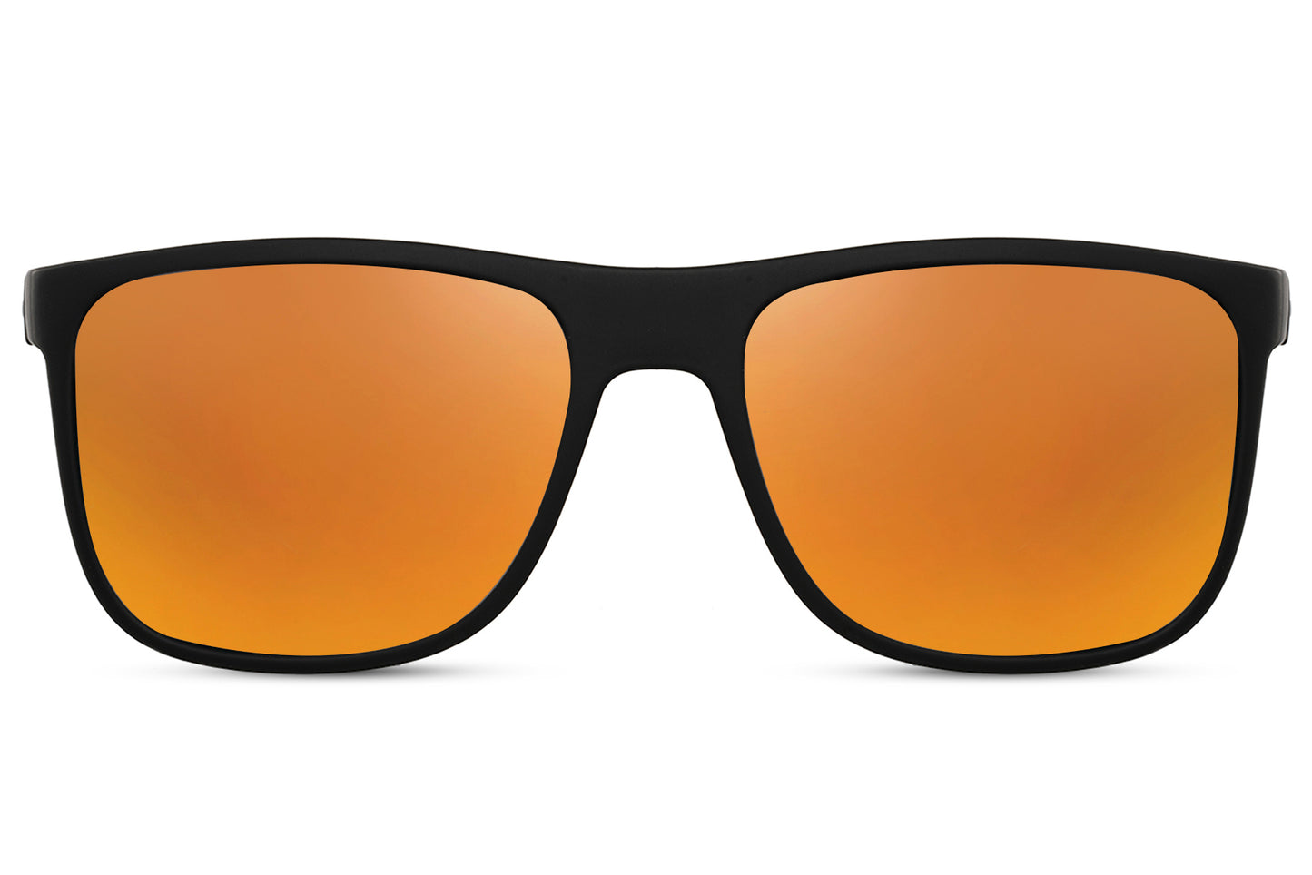 orange mirrored lens sunglass trending eyewear for unisex styling