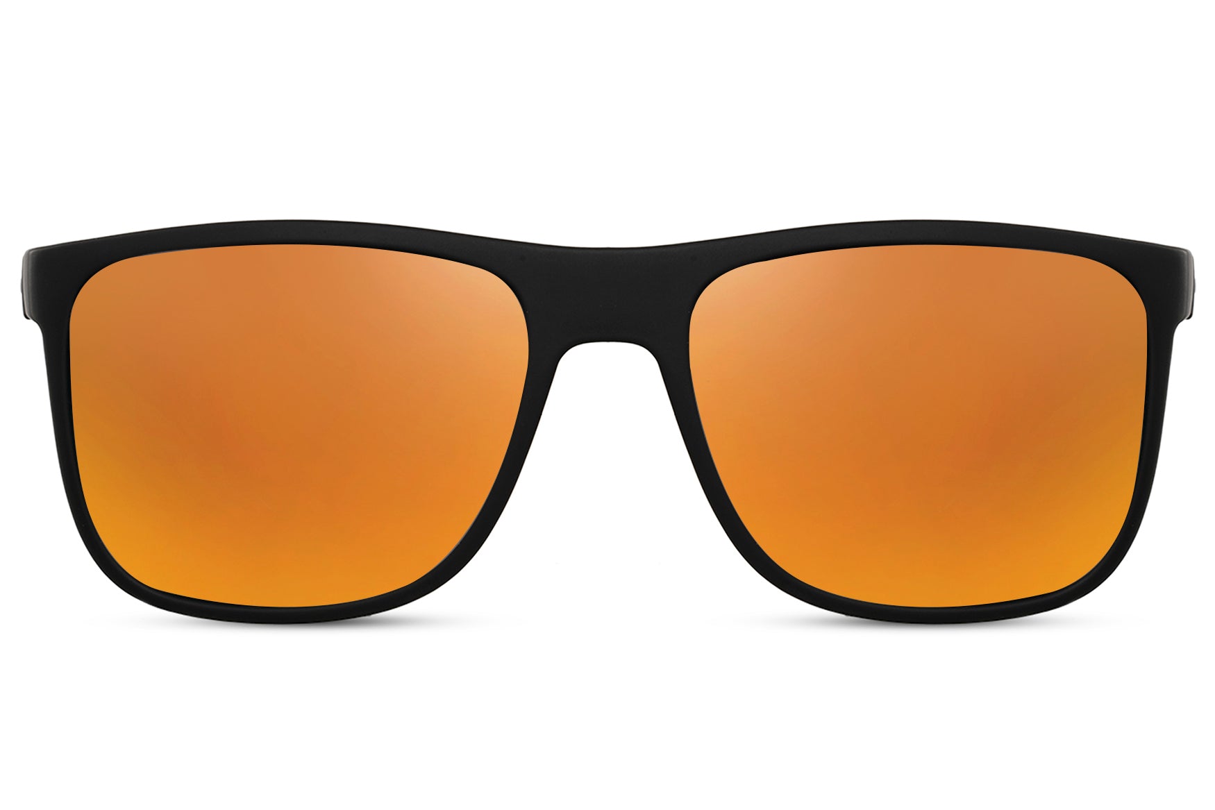 orange mirrored lens sunglass trending eyewear for unisex styling