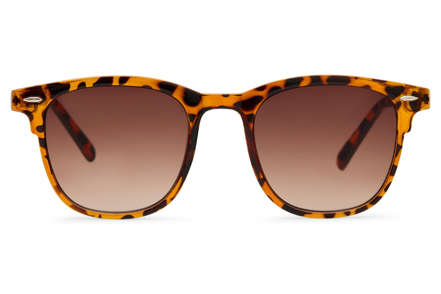 retro style unisex leopard print sunglasses